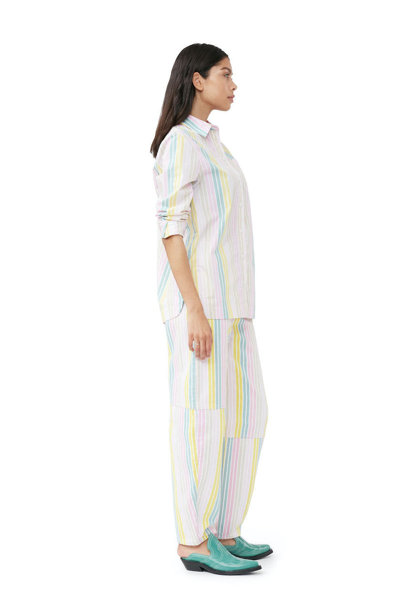 Striped Cotton Shirt multicolour