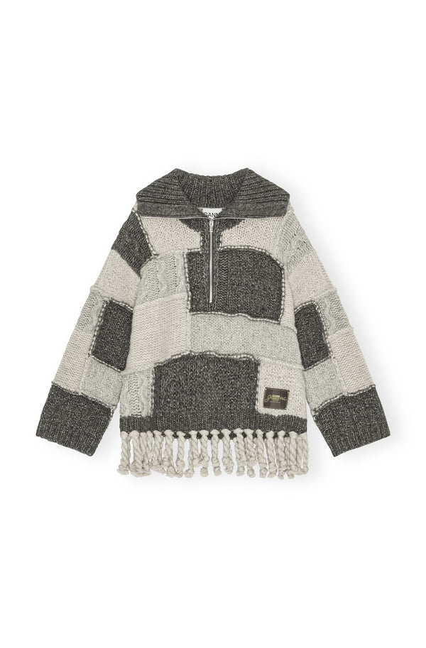 Wool Cotton Bubble Sweater multicolour