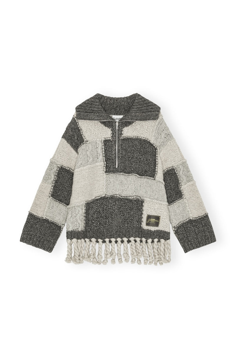 Wool Cotton Bubble Sweater multicolour