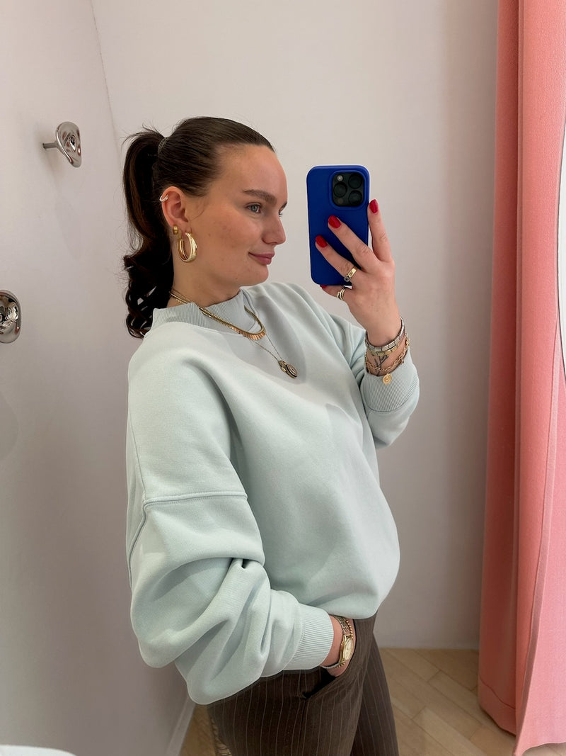 Frankie Crew Sweater baby blue