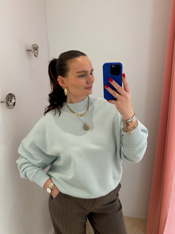 Frankie Crew Sweater baby blue