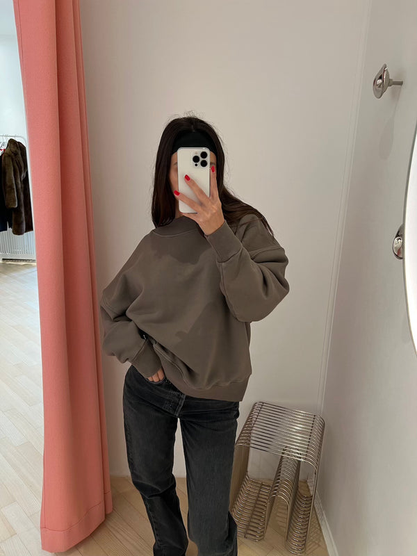 Frankie Crew Sweater chocolate