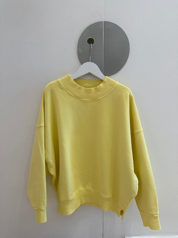 Frankie Crew Sweater sun yellow