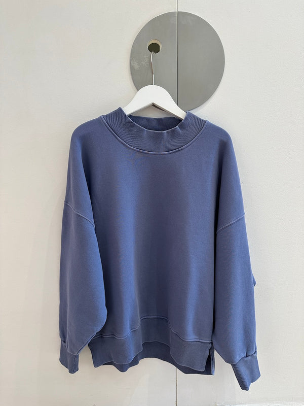 Frankie Crew Sweater vintage blue