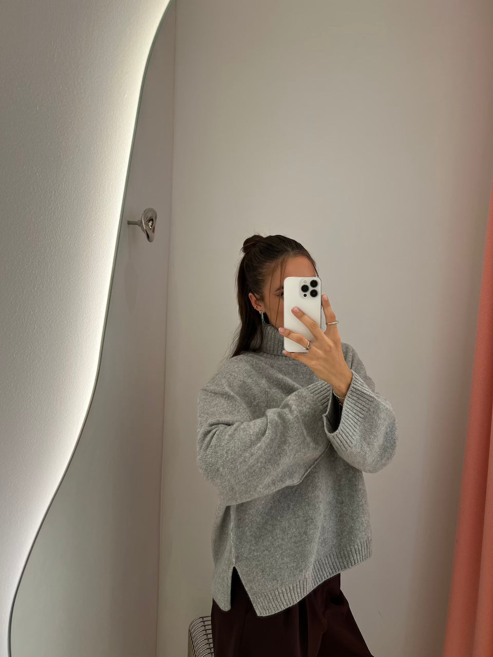 Frida Pullover grey marl