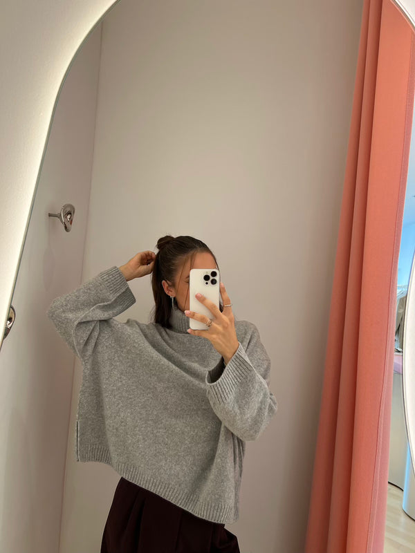 Frida Pullover grey marl