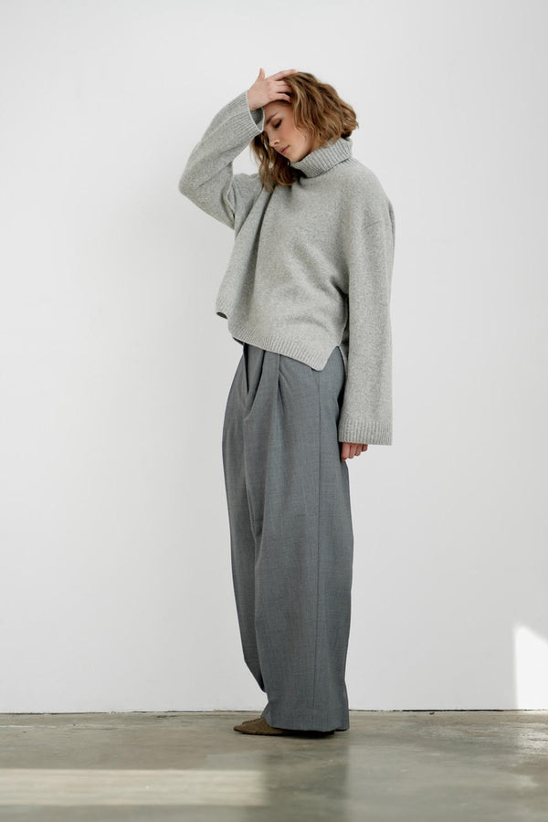 Frida Pullover grey marl