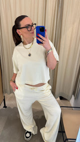 Frottee Pants egret