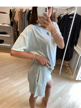 Frottee Shorts baby blue