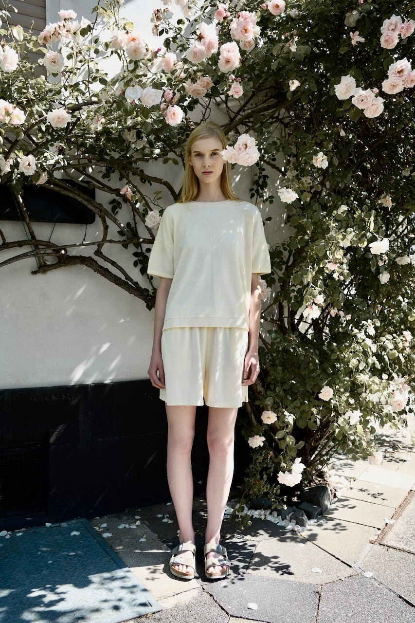Frottee Shorts egret
