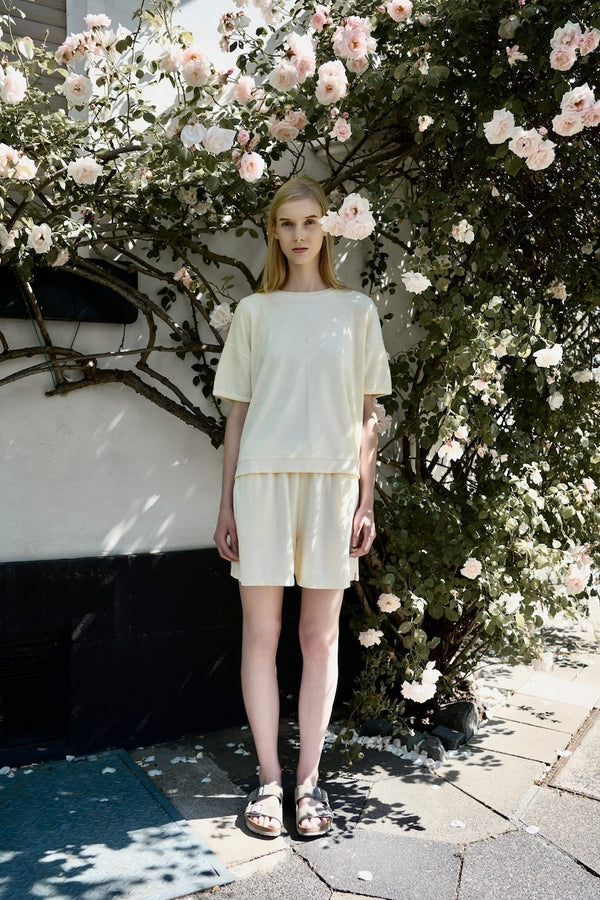 Frottee Shorts egret