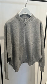 Jackie Cardigan grey melange