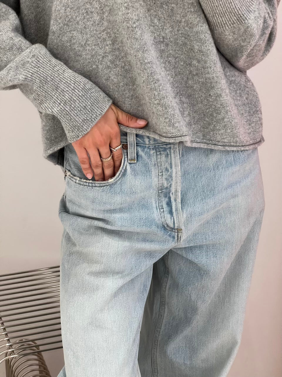 Sophie Pullover grey marl