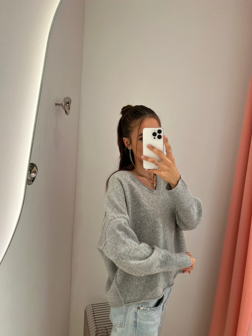 Sophie Pullover grey marl