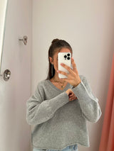 Sophie Pullover grey marl