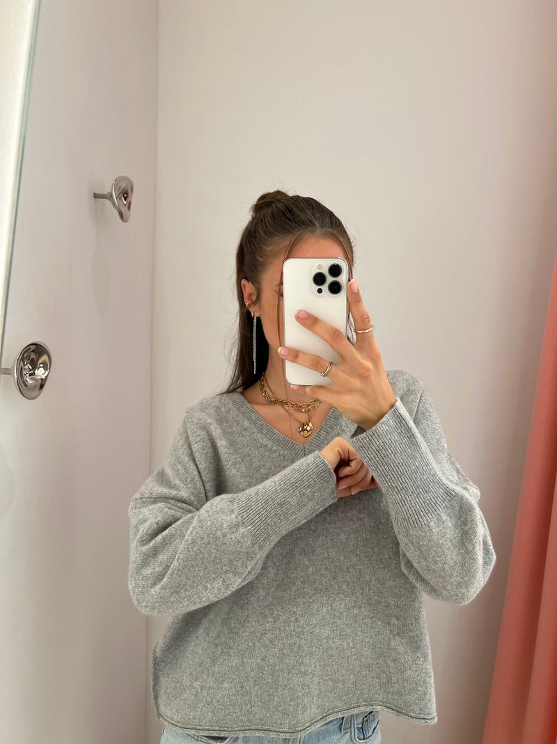 Sophie Pullover grey marl