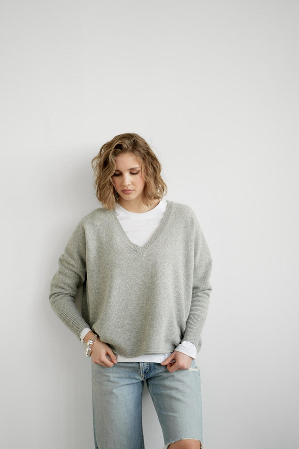 Sophie Pullover grey marl