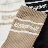 New Suck Socks black - cream - brown