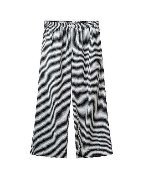 Rønne Essential Pajamas Pants black/white stripe