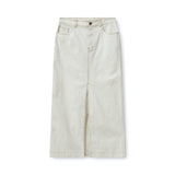 Classic Jeans Skirt cream white