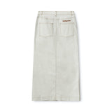Classic Jeans Skirt cream white