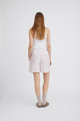 Holiday Shorts dusty rose stripe