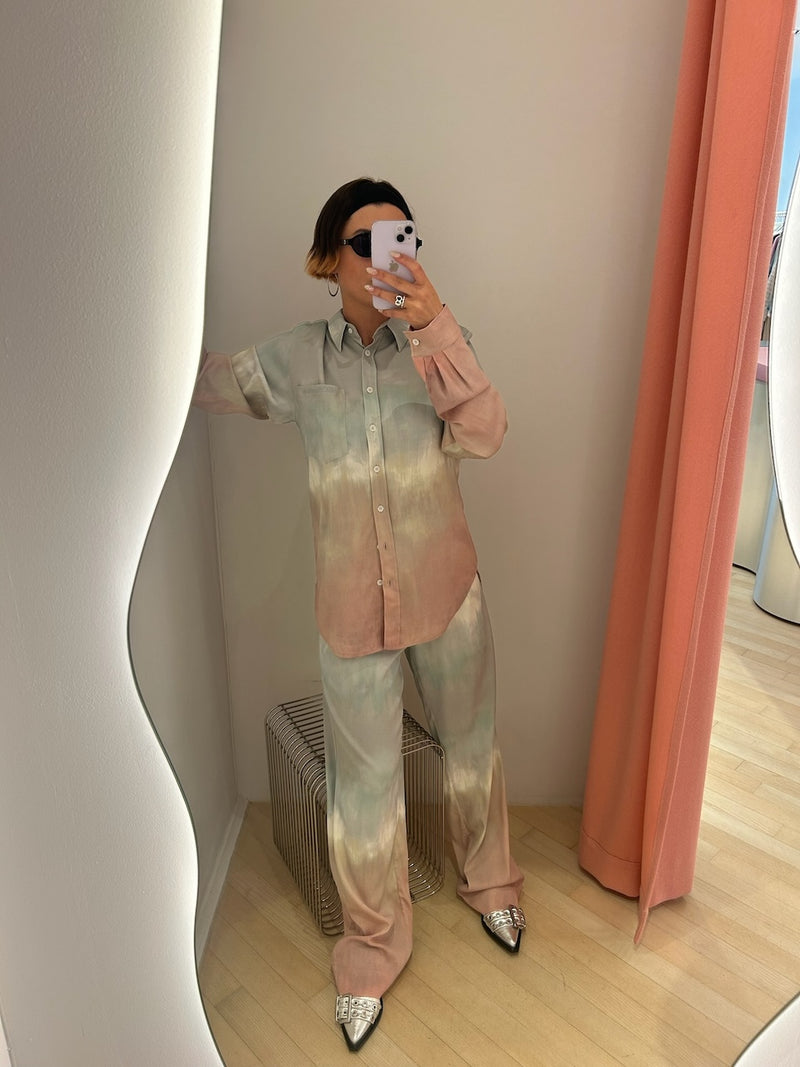 Lunch Shirt dusty multi spray