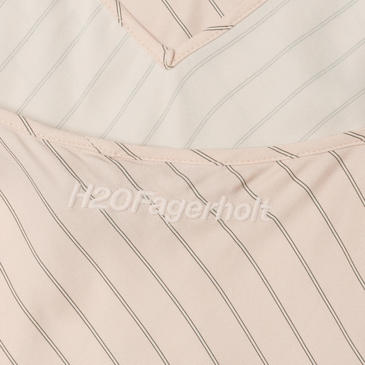 Mallorca Dress dusty rose stripe