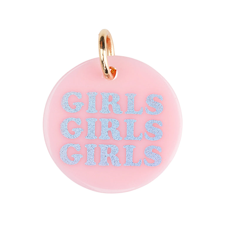 Slogan Coin Girls Girls Girls