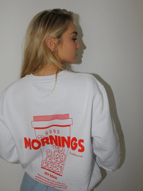 Good Mornings Sweater white/red