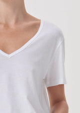 Cameron V-Neck Tee white