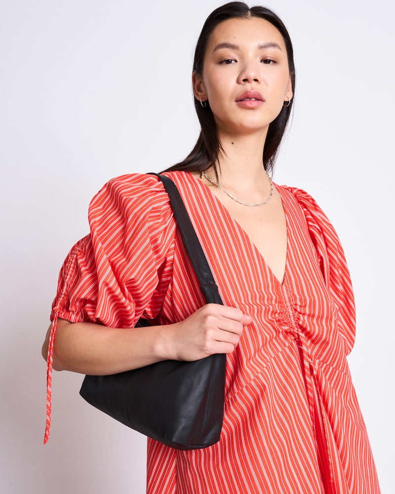 Dans Maxi Dress cherry red white