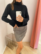 Alix Mini Skirt brown checked