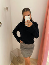 Alix Mini Skirt brown checked
