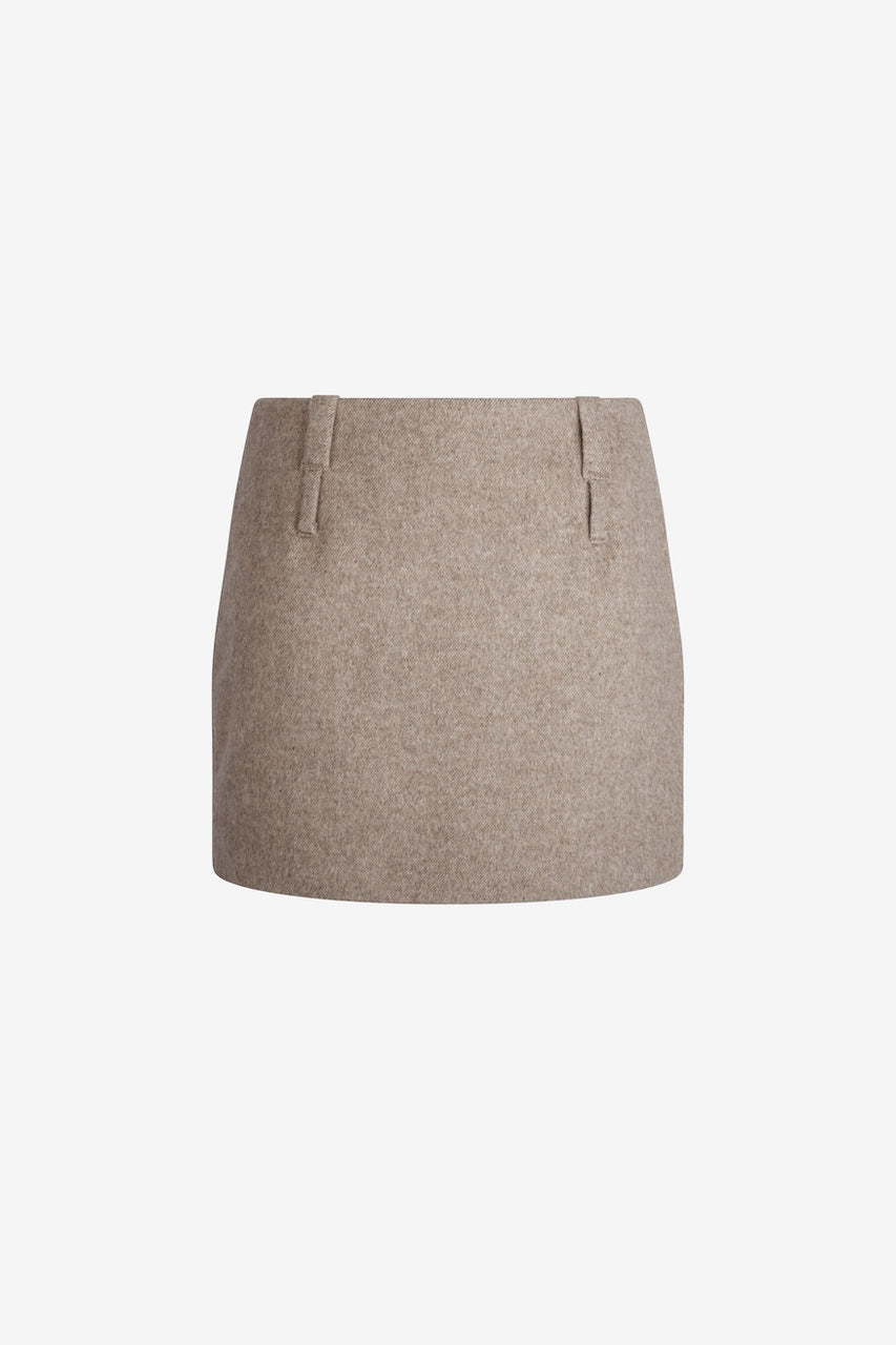 Alix Mini Skirt taupe melange