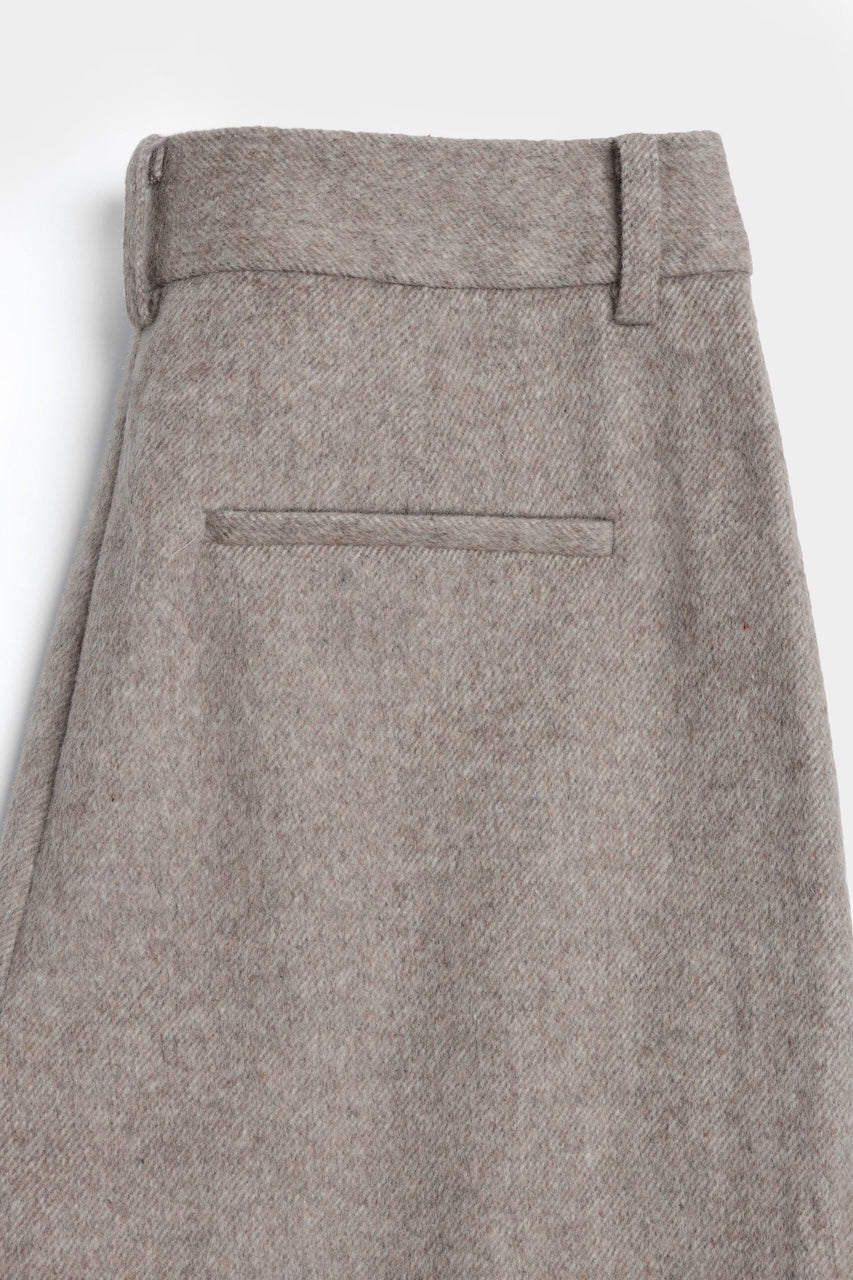 Barrel Pants taupe melange