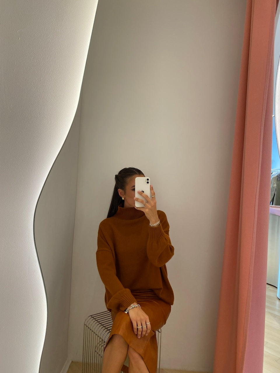 Cocoon Turtleneck autumn leave