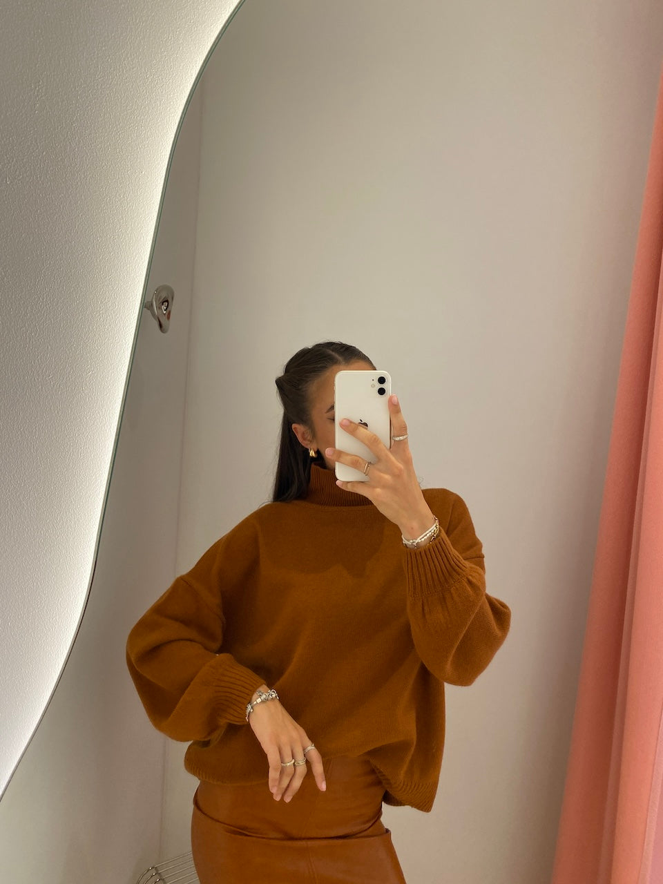 Cocoon Turtleneck autumn leave
