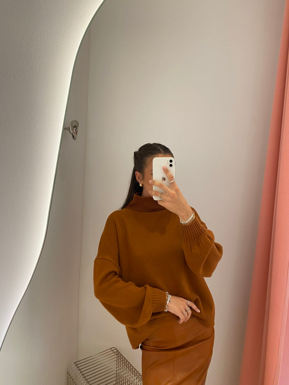 Cocoon Turtleneck autumn leave