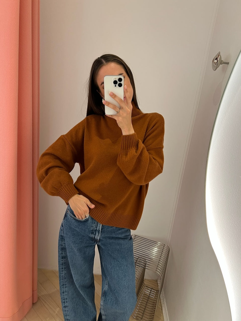 Cocoon Turtleneck autumn leave