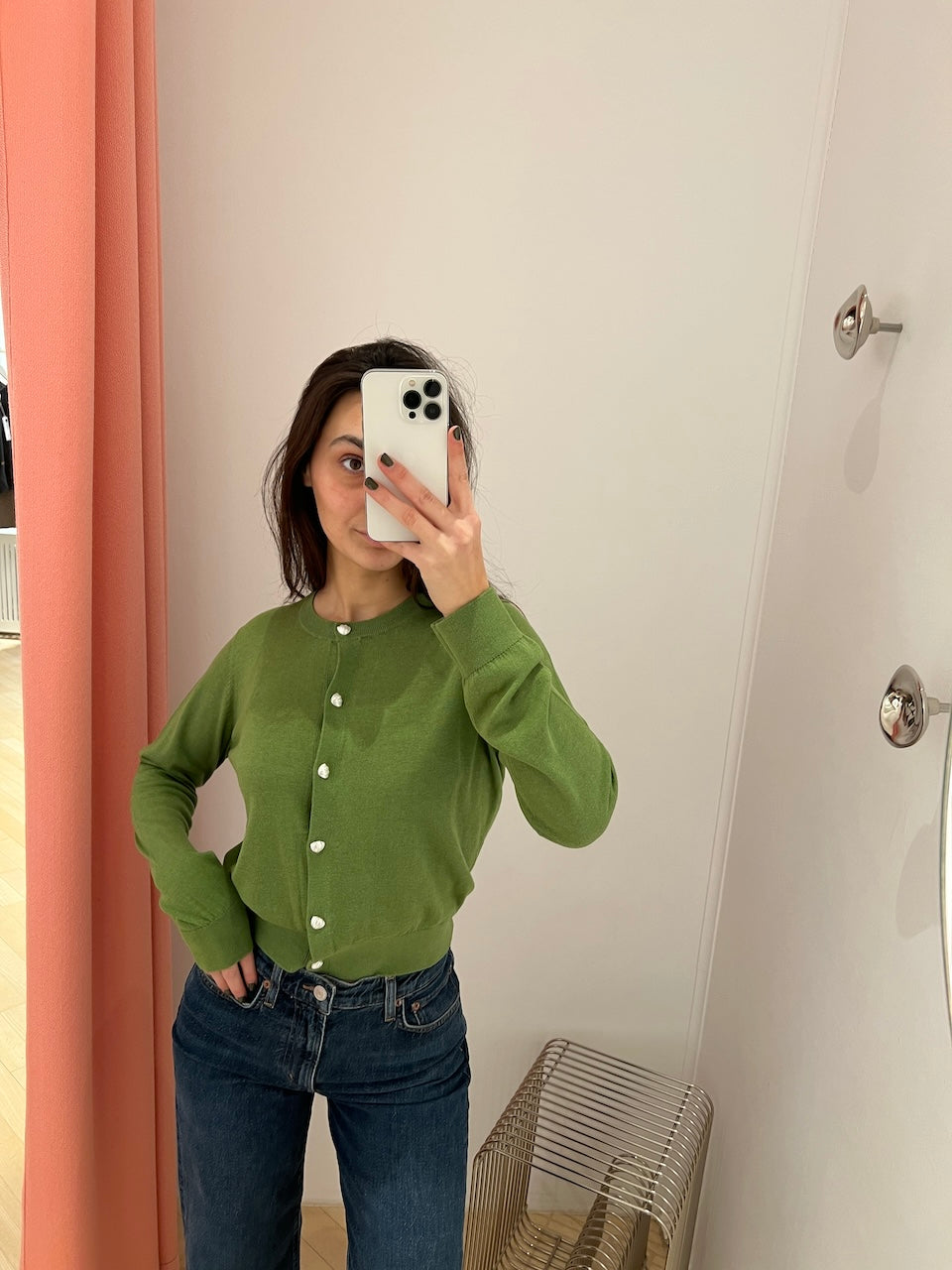 Gigi Cardigan bright green