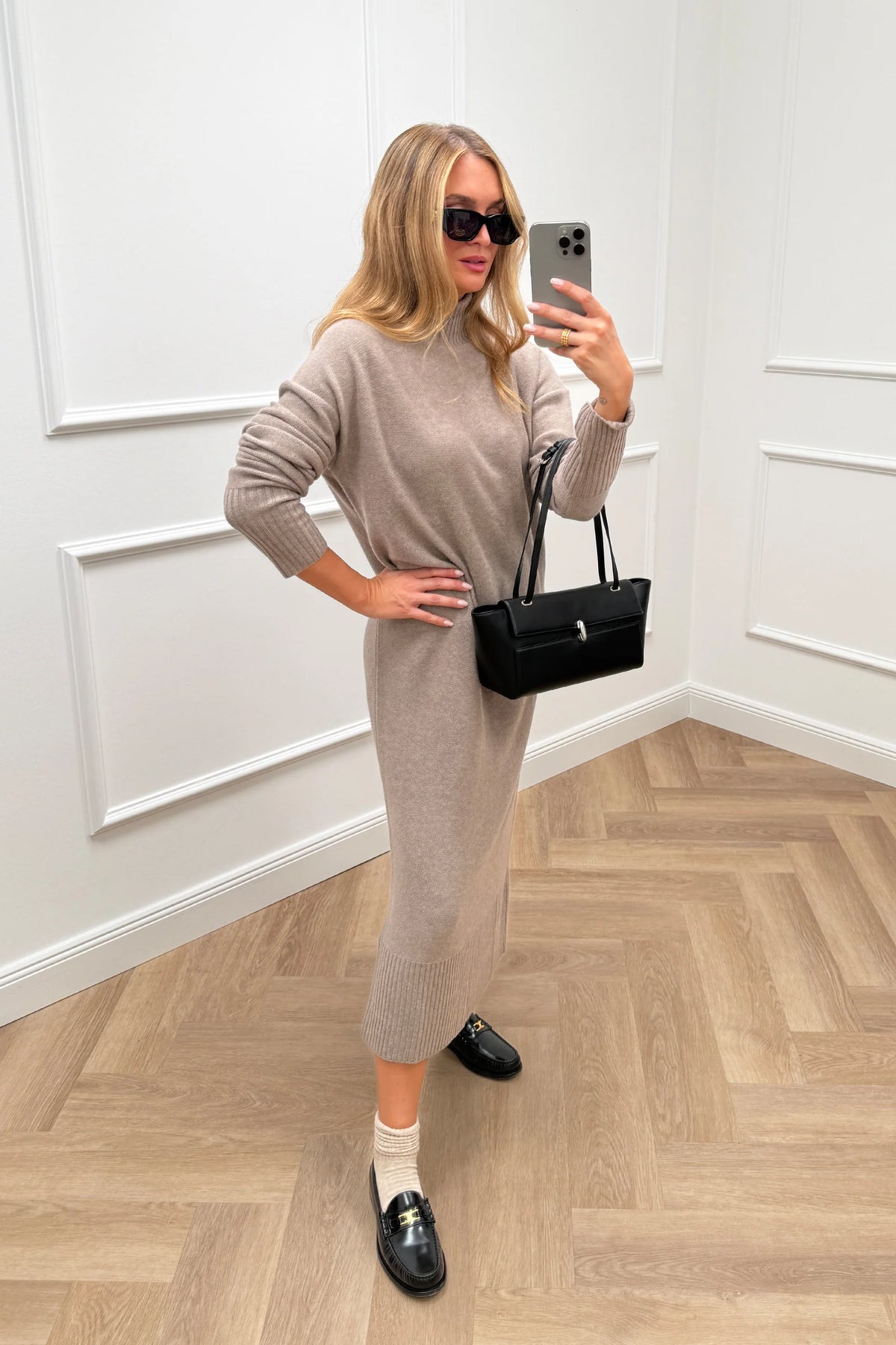 Hamptons Maxidress taupe