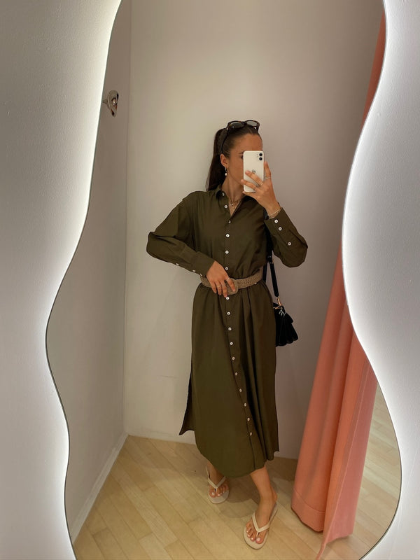 L'Avenue Maxidress oliv