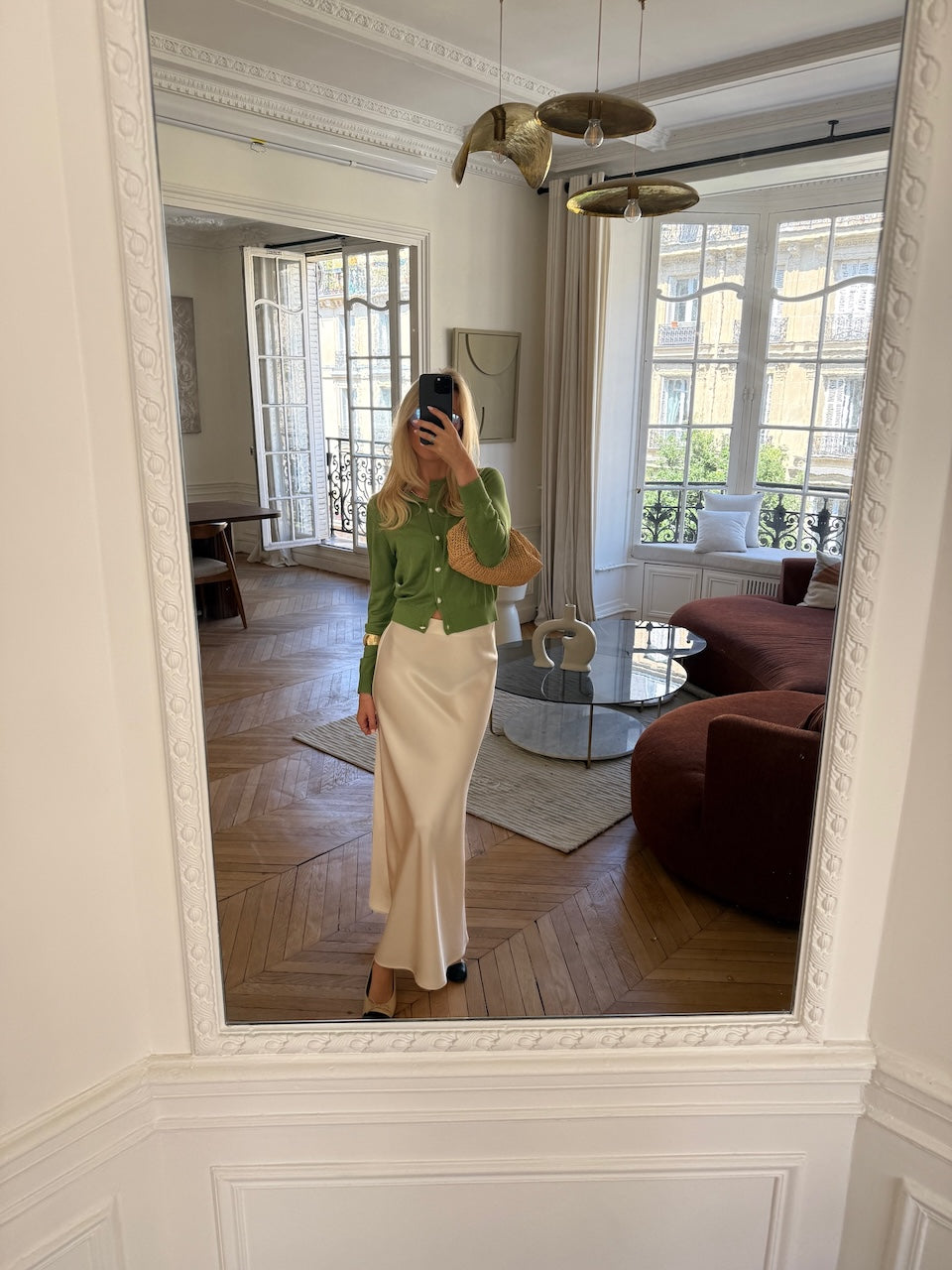 Le Plaine Maxiskirt creme