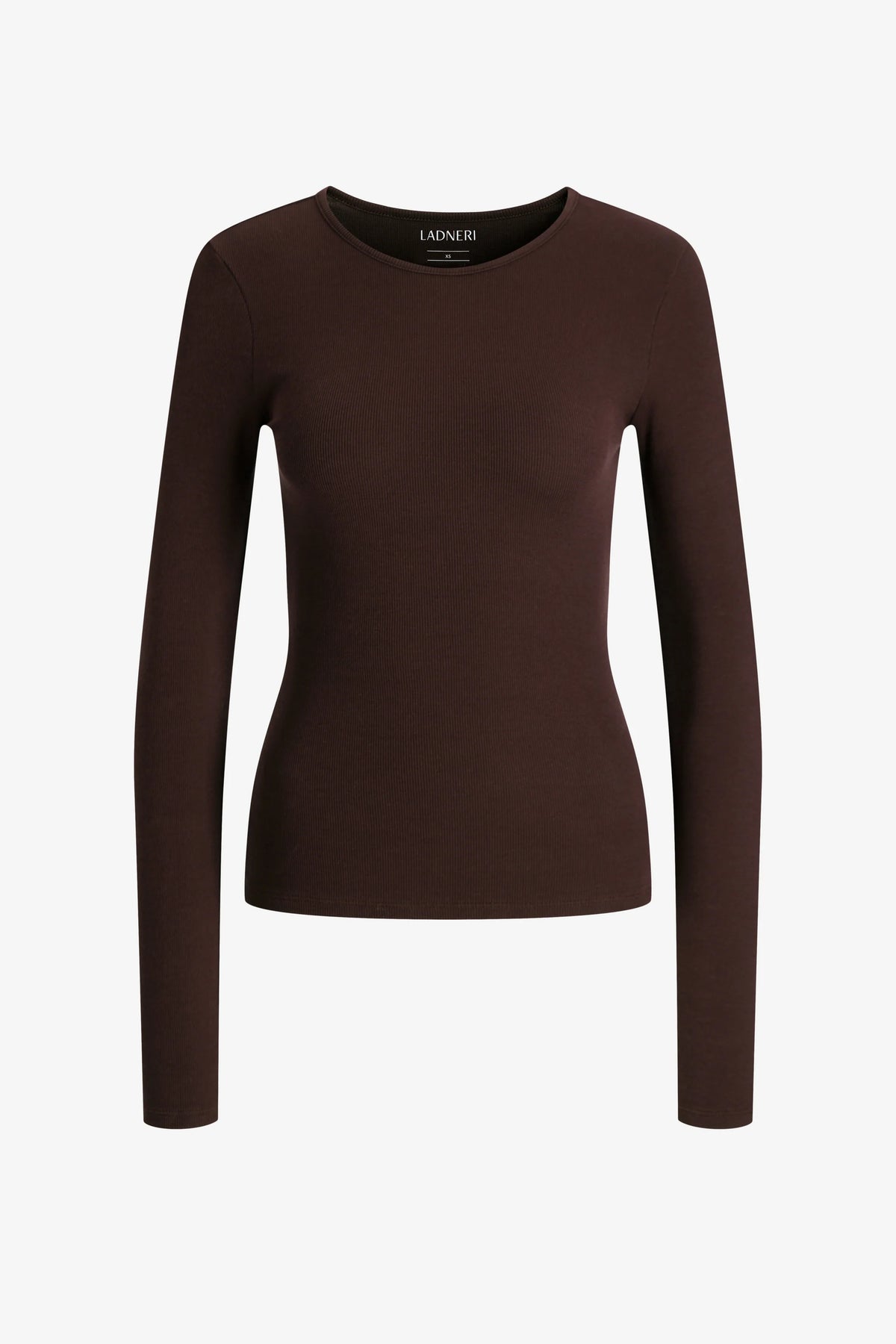 Line Longsleeve dark brown