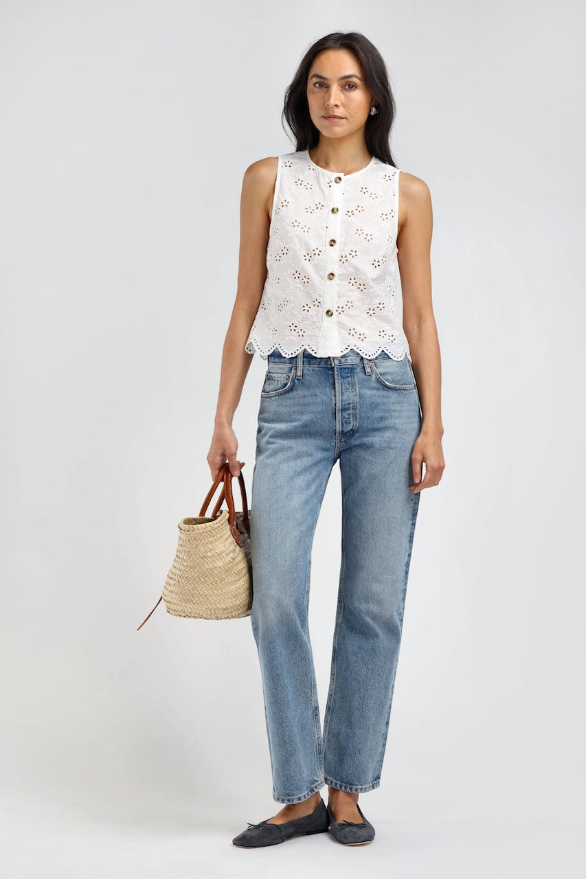 Louise Blouse white