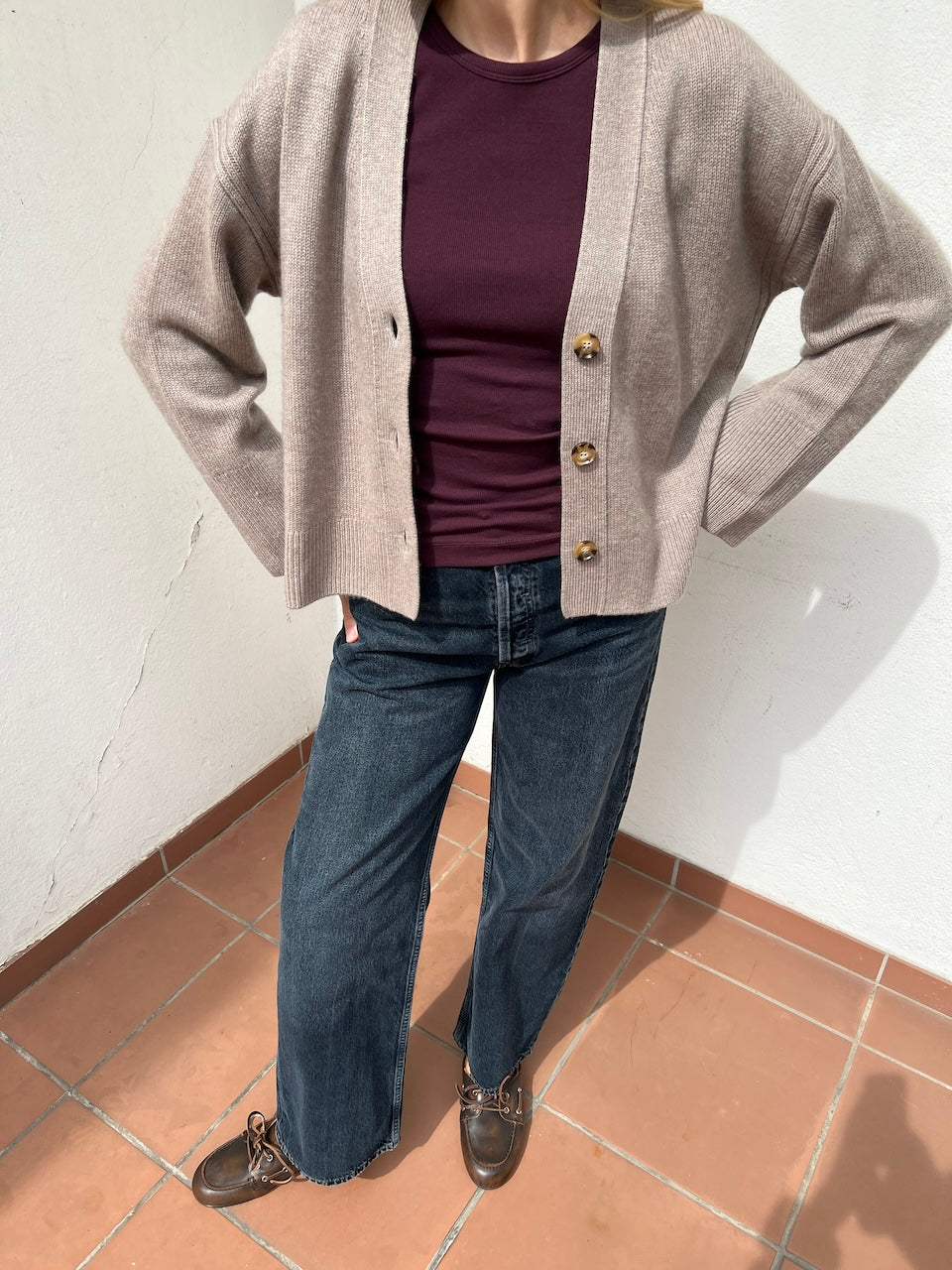 Luce Cardigan taupe