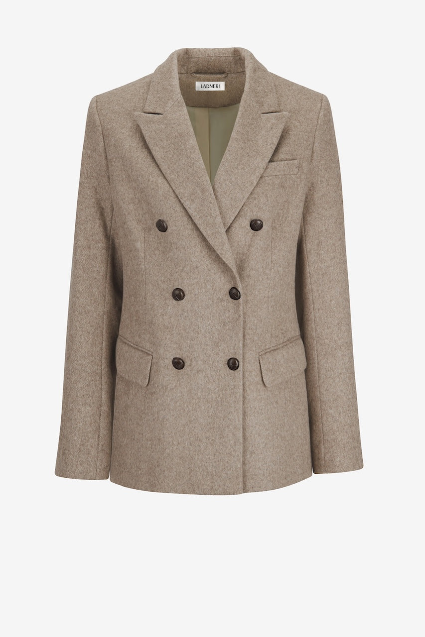 Manon Blazer taupe melange