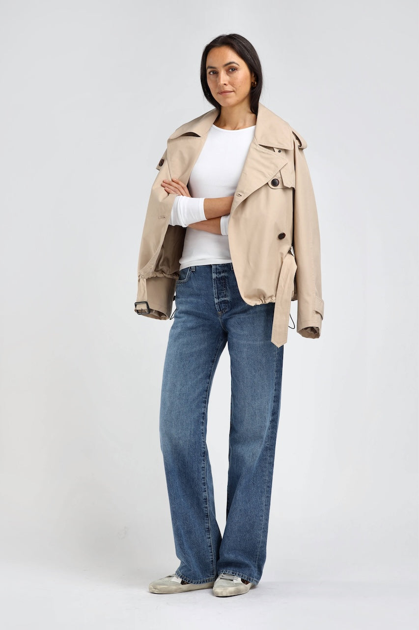 Olivia Short Trench beige