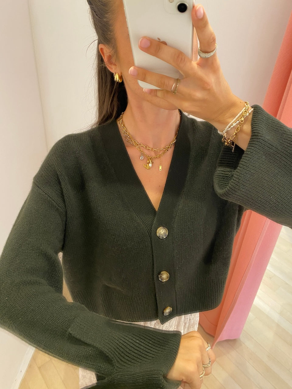 Paix Next Cardigan forest night